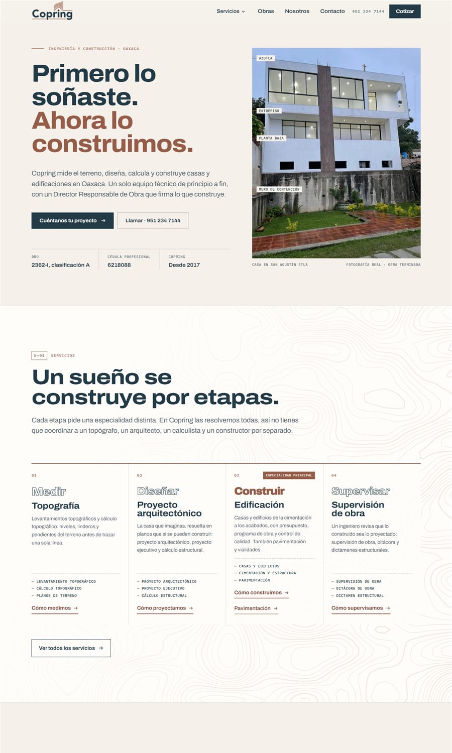 Sitio de Copring hecho por Sin Jaula